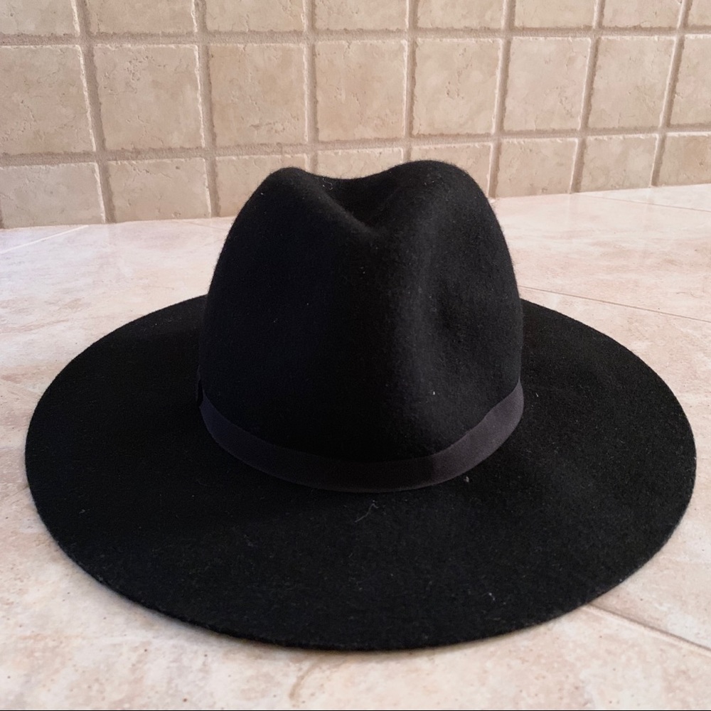 Wide Brim Wool Fedora